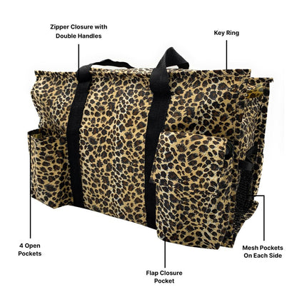 Empire Cove Large Tote Bag All Purpose Shoulder Utility Bag Shopping Travel-Pineapple-