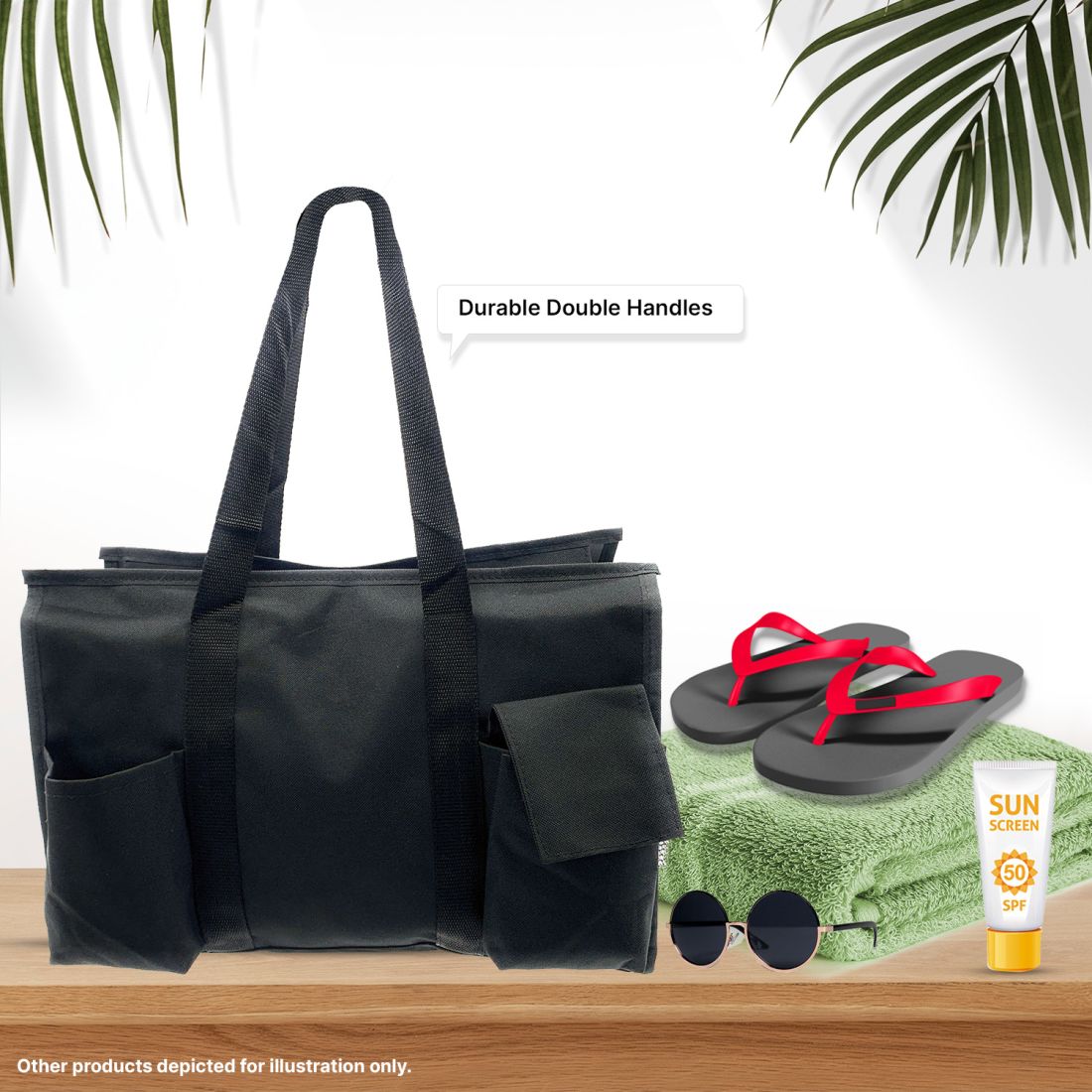 Empire Cove Large Tote Bag All Purpose Shoulder Utility Bag Shopping Travel-Pineapple-