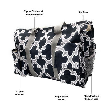 Empire Cove Large Tote Bag All Purpose Shoulder Utility Bag Shopping Travel-Pineapple-