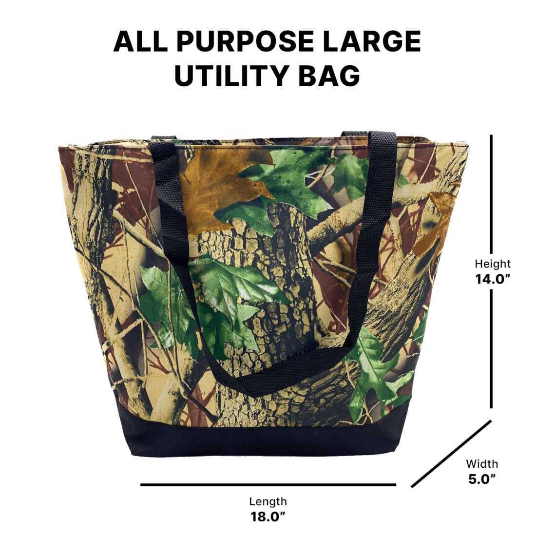 Empire Cove Stylish Large Tote Bag All Purpose Shoulder Bag Shopping Travel-Camouflage-