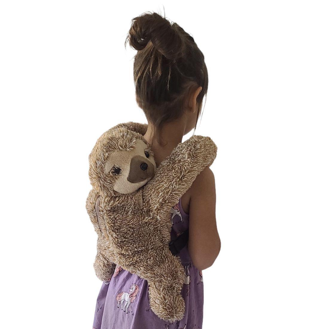Empire Cove Kids School Mini Backpack Furry Dinosaur Sloth Dragon Koala Book Bag-Dinosaur-