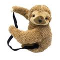 Empire Cove Kids School Mini Backpack Furry Dinosaur Sloth Dragon Koala Book Bag-Sloth-