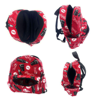 funko coca cola mini backpack Coca Cola Mini Backpack Coke Canvas School Bags Stylish Design Book Ba – Casaba Shop