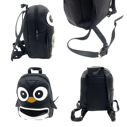 Empire Cove Wide Eyed Penguin Mini Backpack School Book Bags Cute Animals Girls-