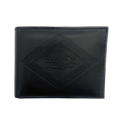 Coca Cola Diamond Slim Bifold Wallet Classic Men Women Youth Card Slots-