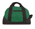 1 Dozen Duffle Bags Travel Sport Gym Carry Small 12inch Wholesale Bulk-Dark Green/Black-