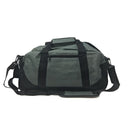 Sports Duffle Bag 14 inch School Travel Gym Locker Carry-On Luggage-GRAY/BLACK- 6 image