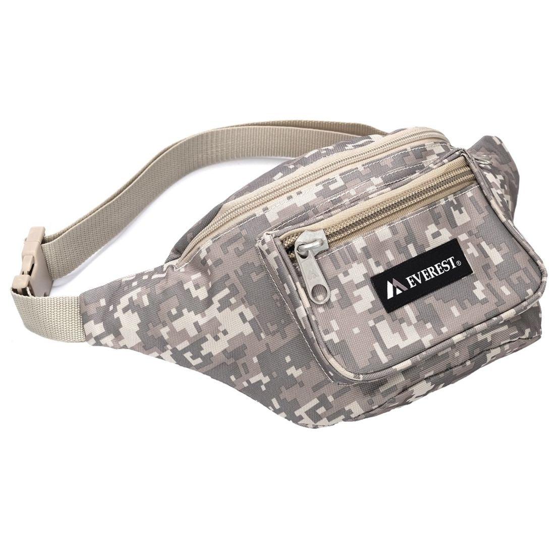 Everest Digital Camouflage Waist Fanny Pack-Medium-