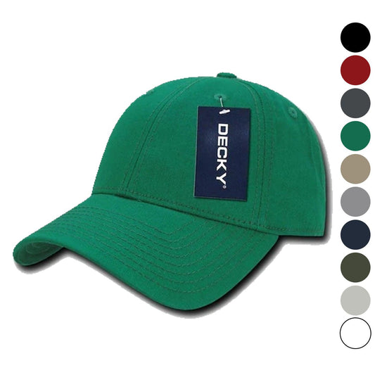 1 Dozen Decky 6 Panel Snapback Low Crown Structured Dad Caps Hats Wholesale-