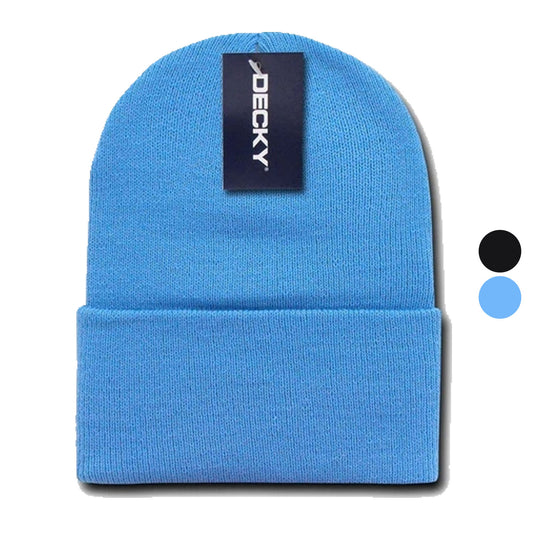 1 Dozen Made In USA / American Beanies Caps Long Cuffed Watch Ski Wholesale Lot-