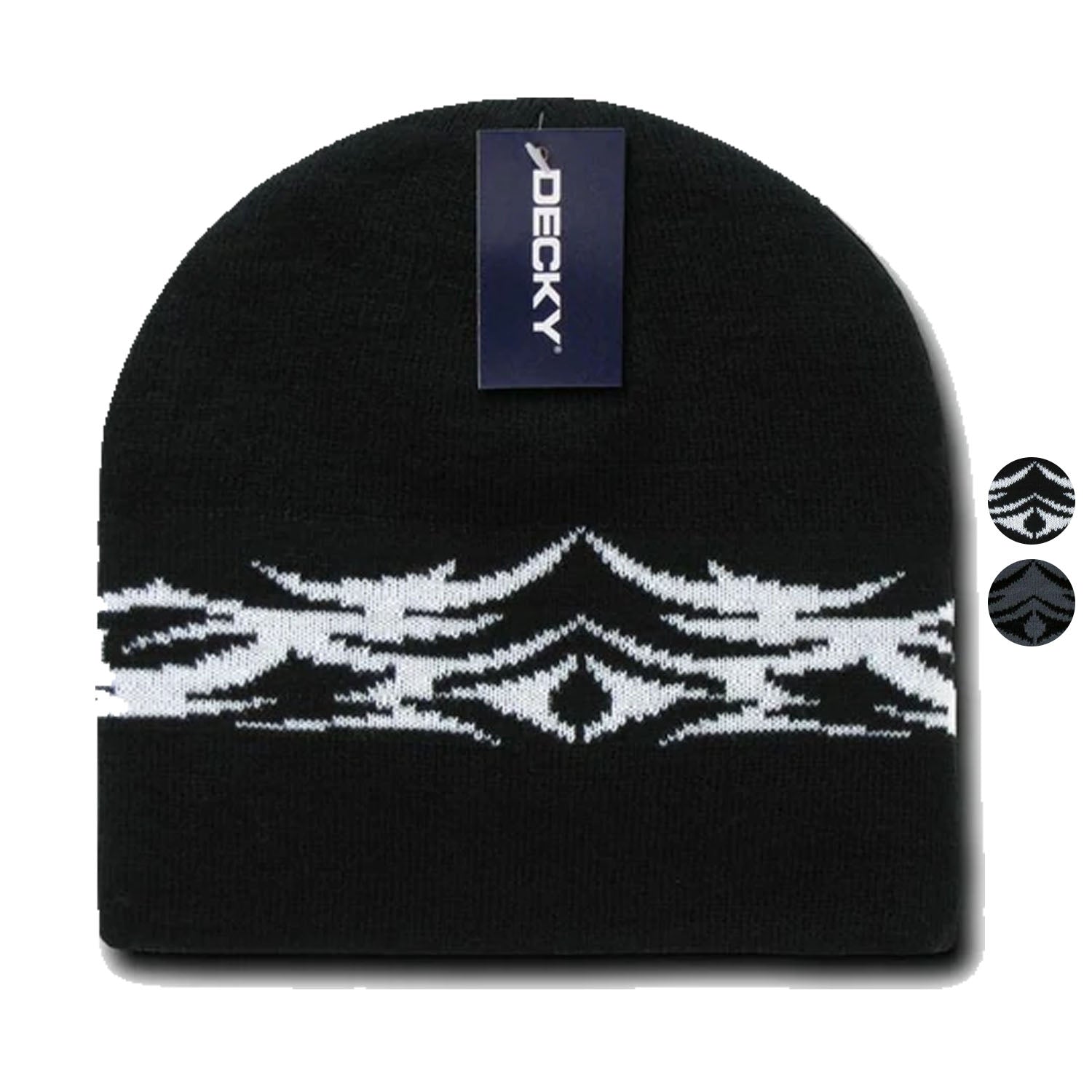 1 Dozen Decky Tribal Design Beanies Caps Hats Knitted Ski Skull Winter Wholesale-