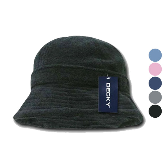 1 Dozen Decky Terry Cloth Fisherman'S Bucket Hats Polo Floppy Beach Unisex-