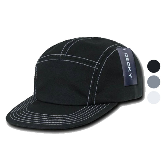 1 Dozen Decky 5 Panel Contra-Stitch 5 Panel Racing Jockey Biker Hats Wholesale-