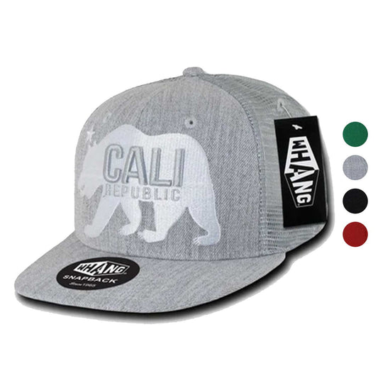1 Dozen Camo Camouflage Cali Republic Bear Snapback Hats Caps Wholesale Bulk-