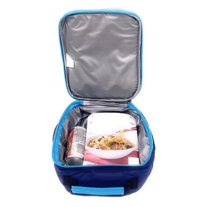 Empire Cove Vertical Insulated Lunch Bag Quilted Cooler Food Tote Picnic Travel-Blue-