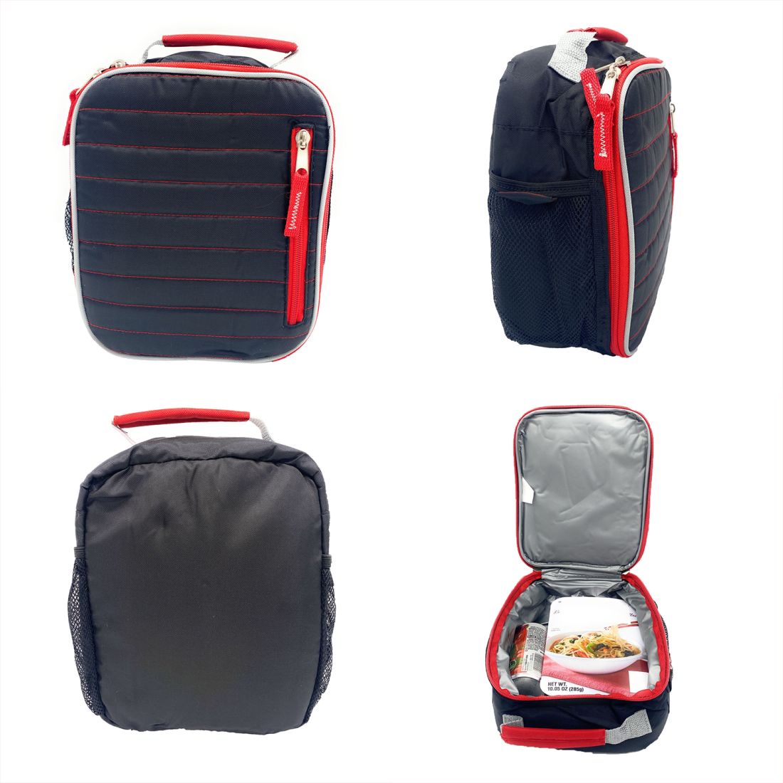Empire Cove Vertical Insulated Lunch Bag Quilted Cooler Food Tote Picnic Travel-Blue-