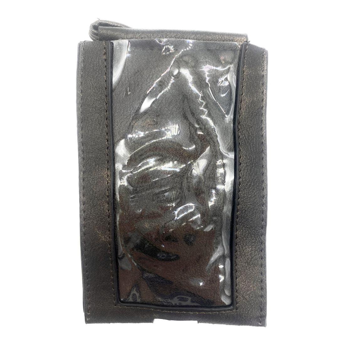 Empire Cove Cell Phone Crossbody Bags Touchscreen Clear Window Wallet Pouch Purse-Black-
