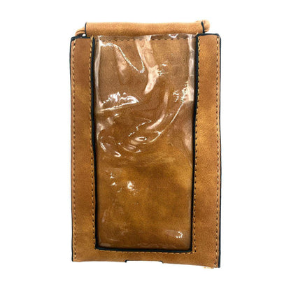 Empire Cove Cell Phone Crossbody Bags Touchscreen Clear Window Wallet Pouch Purse-Black-