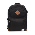 Everest Vintage Laptop Backpack-Black-