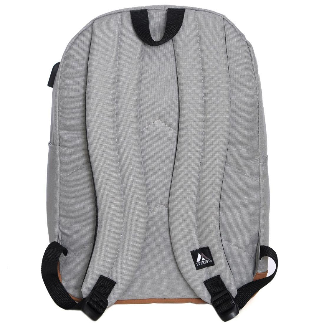 Everest Vintage Laptop Backpack-Black-