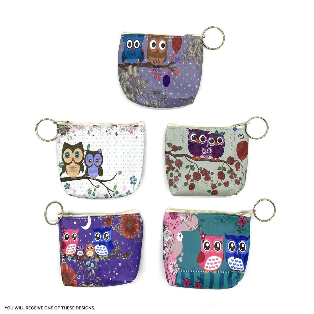 Empire Cove Womens 3 Piece Gift Set Cute Owl Tote Bag Coin Pouch Sunglasses Travel-