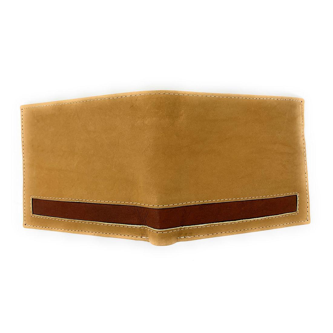 Empire Cove Stylish Genuine Leather Bifold Wallets Mens Womens-Black-