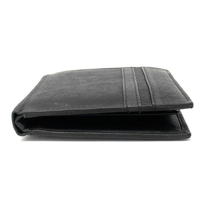 Empire Cove Stylish Genuine Leather Bifold Wallets Mens Womens-Black-
