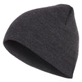 Casaba Beanies Hats Caps Short Uncuffed Knit Soft Warm Winter for Men Women-Heather Charcoal-