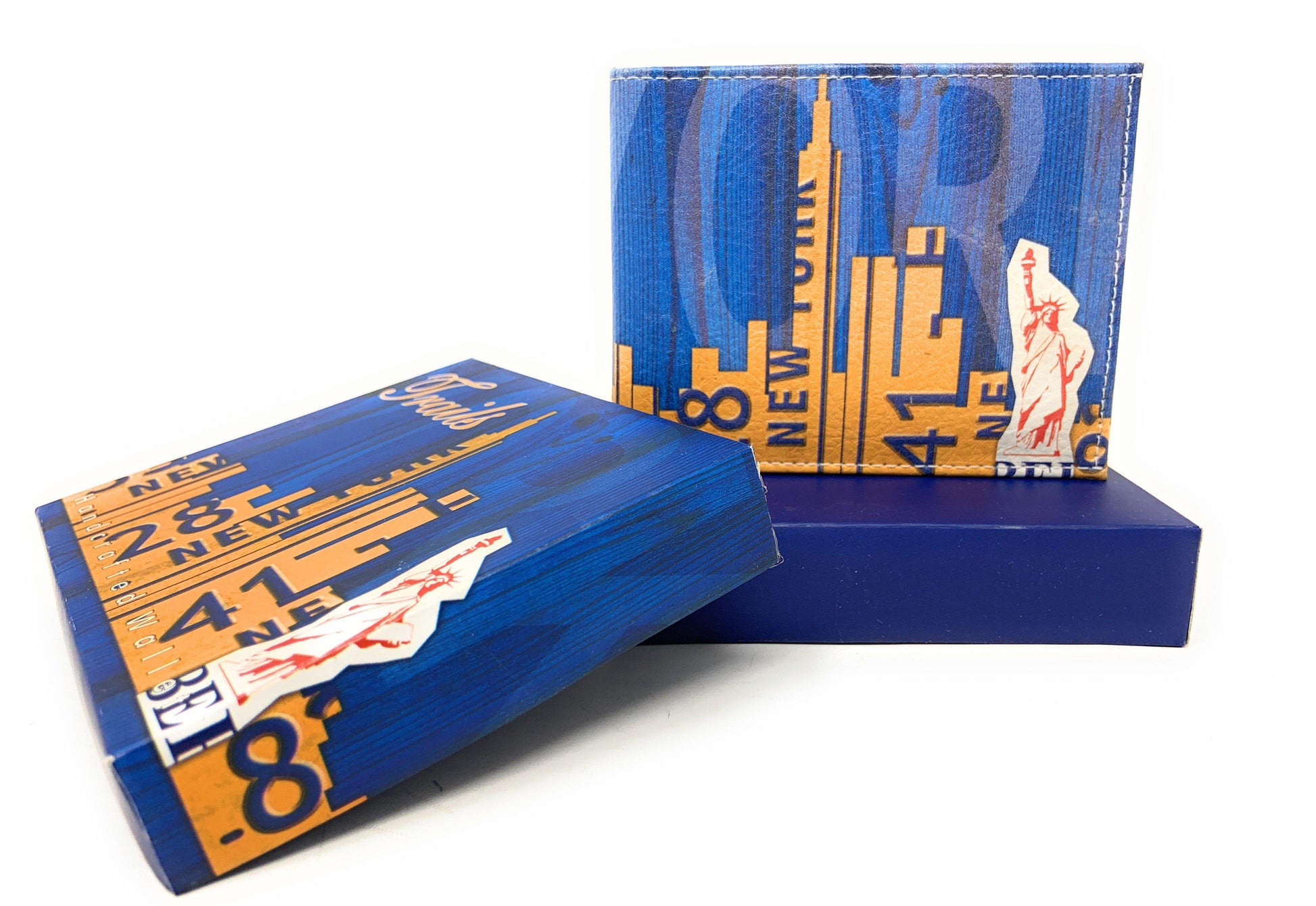 Printed Designs Bifold Wallets In Gift Box Cash Card Id Slots Mens Womens Youth-US 100 DOLLARS-