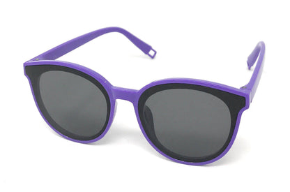 Boys Girls Kids Toddlers Children Sunglasses UV Protection Top Styles w/ Pouch-Purple (Leopard)-
