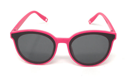 Boys Girls Kids Toddlers Children Sunglasses UV Protection Top Styles w/ Pouch-Hot Pink (Leopard)-