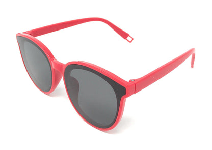 Boys Girls Kids Toddlers Children Sunglasses UV Protection Top Styles w/ Pouch-Red (Leopard)-