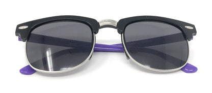 Boys Girls Kids Toddlers Children Sunglasses UV Protection Top Styles w/ Pouch-Purple (Club)-