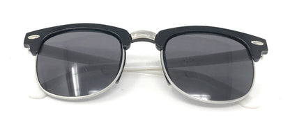 Boys Girls Kids Toddlers Children Sunglasses UV Protection Top Styles w/ Pouch-White (Club)-