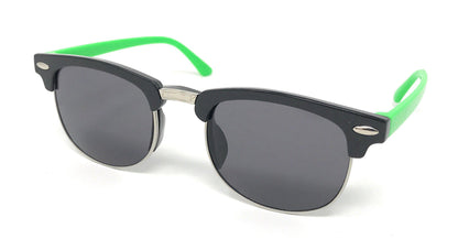 Boys Girls Kids Toddlers Children Sunglasses UV Protection Top Styles w/ Pouch-Black (Classic Way)-