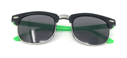 Boys Girls Kids Toddlers Children Sunglasses UV Protection Top Styles w/ Pouch-Green (Club)-