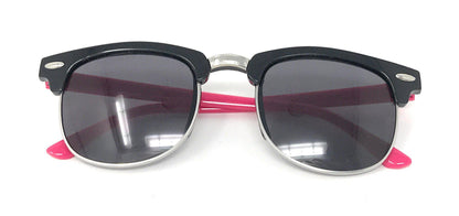 Boys Girls Kids Toddlers Children Sunglasses UV Protection Top Styles w/ Pouch-Hot Pink (Club)-