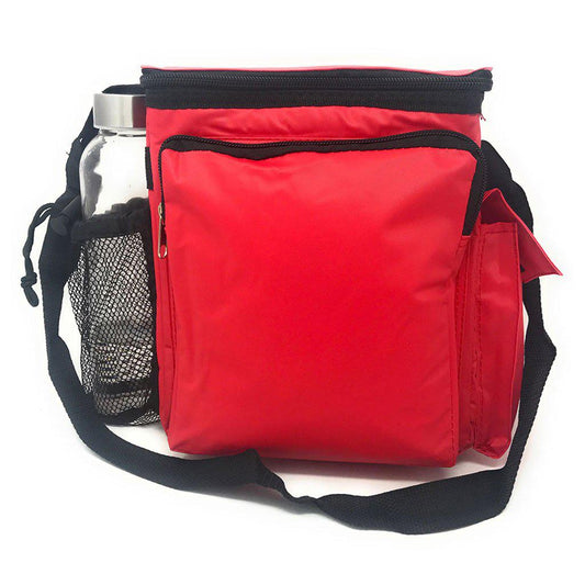 Insulated Lunch Cooler Box Bag 12-Pack Picnic Beer Bottles Water Food 8 X10inch-