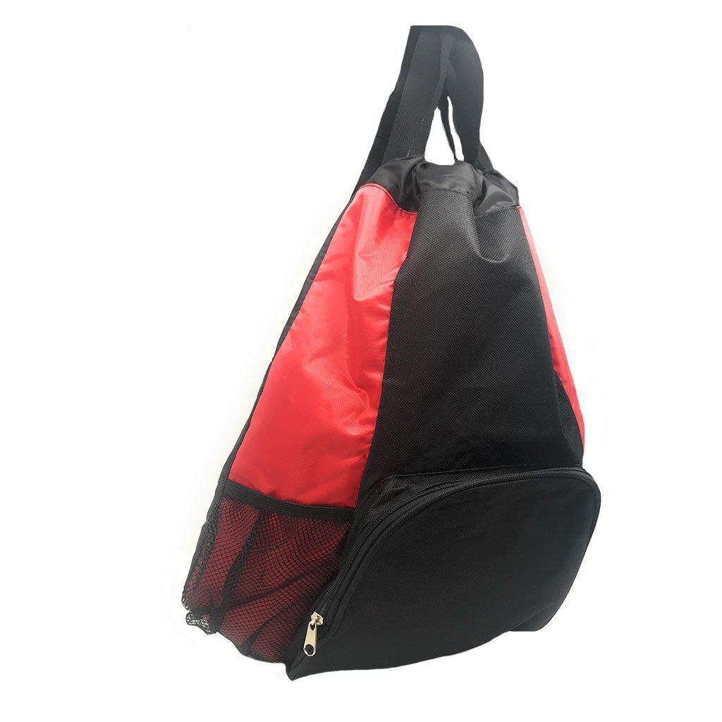 Large Big Drawstring Backpack Sack Rucksack Pack Bag Heavy Duty 14x19inch-BLACK / ROYAL-