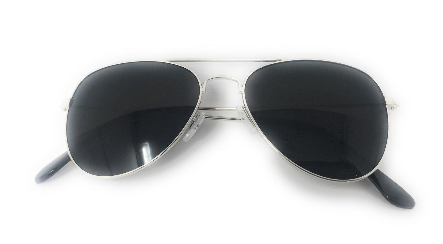 Boys Girls Kids Toddlers Children Sunglasses UV Protection Top Styles w/ Pouch-Black (Classic Way)-