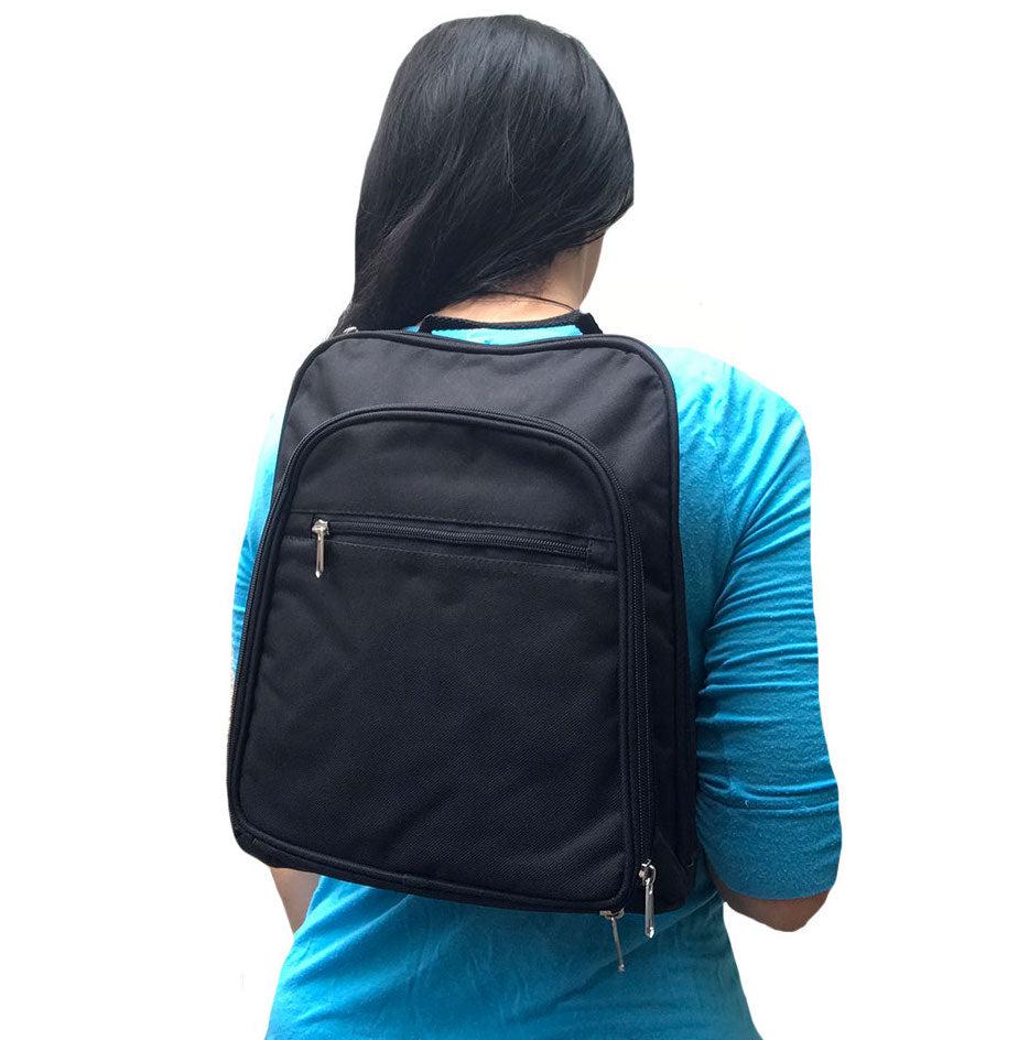 Women's Backpack Rucksack Bag Organizer Zippered W/Multi Pockets Travel Work 10.5 X 12inch-