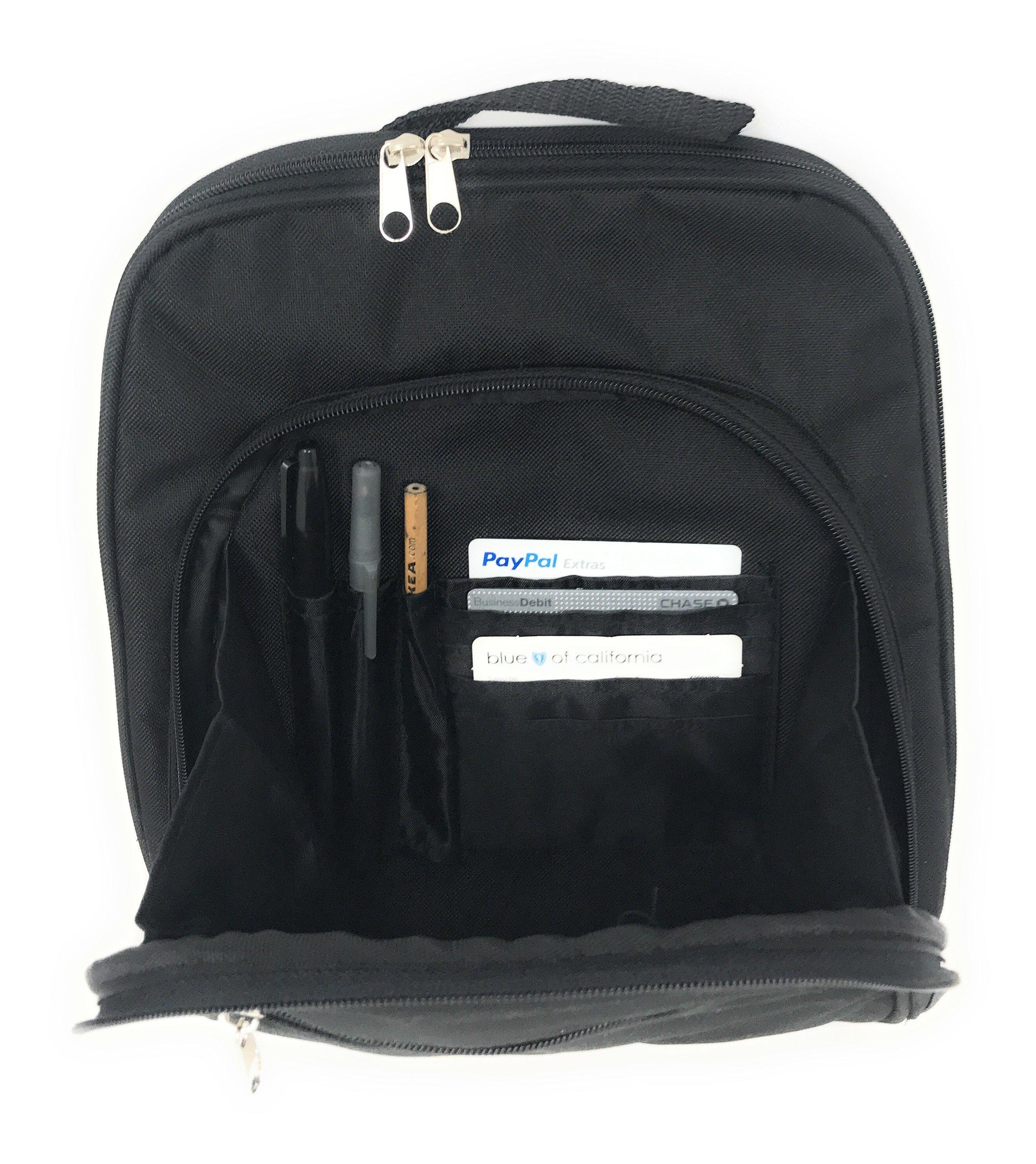 Women's Backpack Rucksack Bag Organizer Zippered W/Multi Pockets Travel Work 10.5 X 12inch-