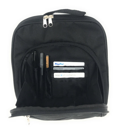 Women's Backpack Rucksack Bag Organizer Zippered W/Multi Pockets Travel Work 10.5 X 12inch-