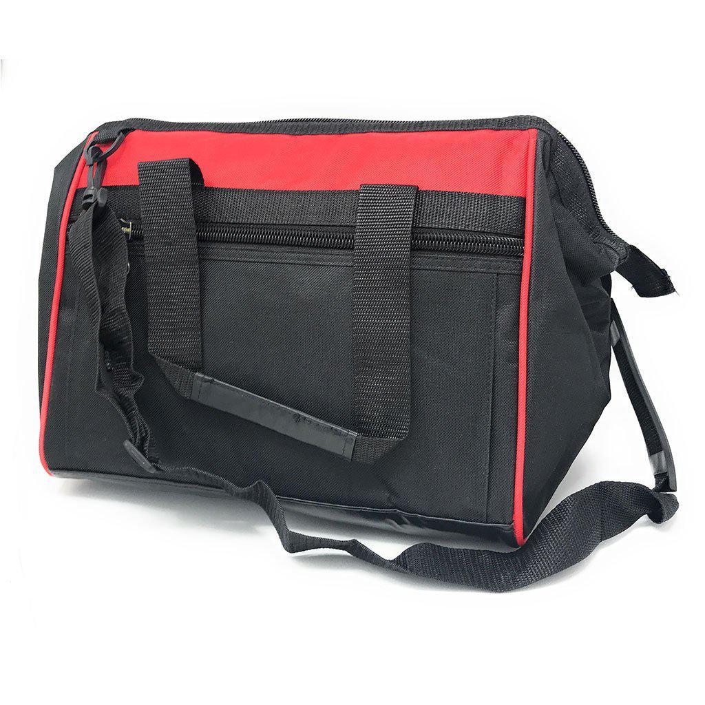 Big Large Cooler Lunch Box Bag Wide Mouth Straps Picnic Beer Drink Water 14inch-RED / BLACK-