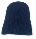 Casaba Winter Beanies Vintage Ripped Double Layer Slouch Caps Hats Men Women-Navy-