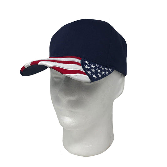 Patriotic USA US Flag Stars Racing 6 Panel Baseball Cotton Hats Caps-Red-