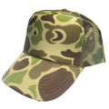 1 Dozen Camouflage Camo Hunting Baseball Trucker Foam Mesh Hats Caps Wholesale Lot Bulk-Green Camo-