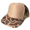 1 Dozen Camouflage Camo Hunting Baseball Trucker Foam Mesh Hats Caps Wholesale Lot Bulk-Brown Camo/Beige-