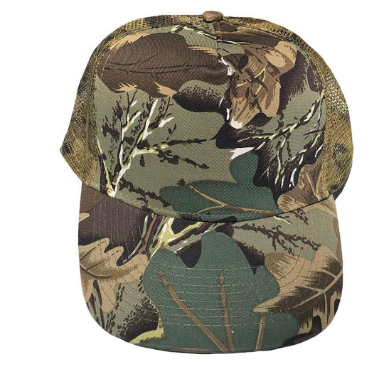 1 Dozen Camouflage Camo Hunting Baseball Trucker Mesh Hats Caps Wholesale Bulk-