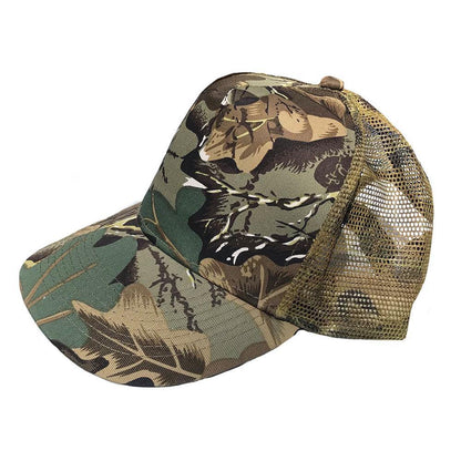 1 Dozen Camouflage Camo Hunting Baseball Trucker Mesh Hats Caps Wholesale Bulk-